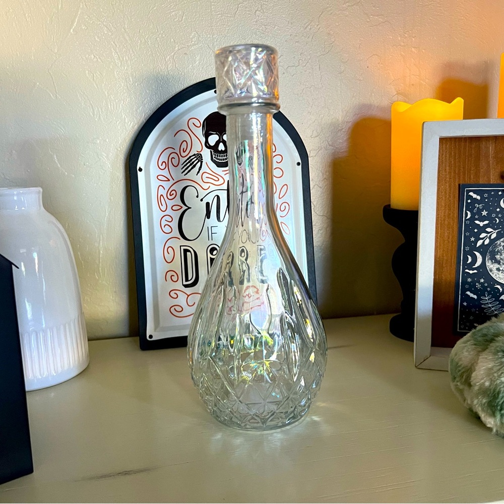 Target Bullseye Fall/Halloween 2024 Clear Decanter